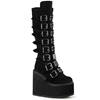 DemoniaCult - SWING815 Plattformstiefel - Schwarz Product image